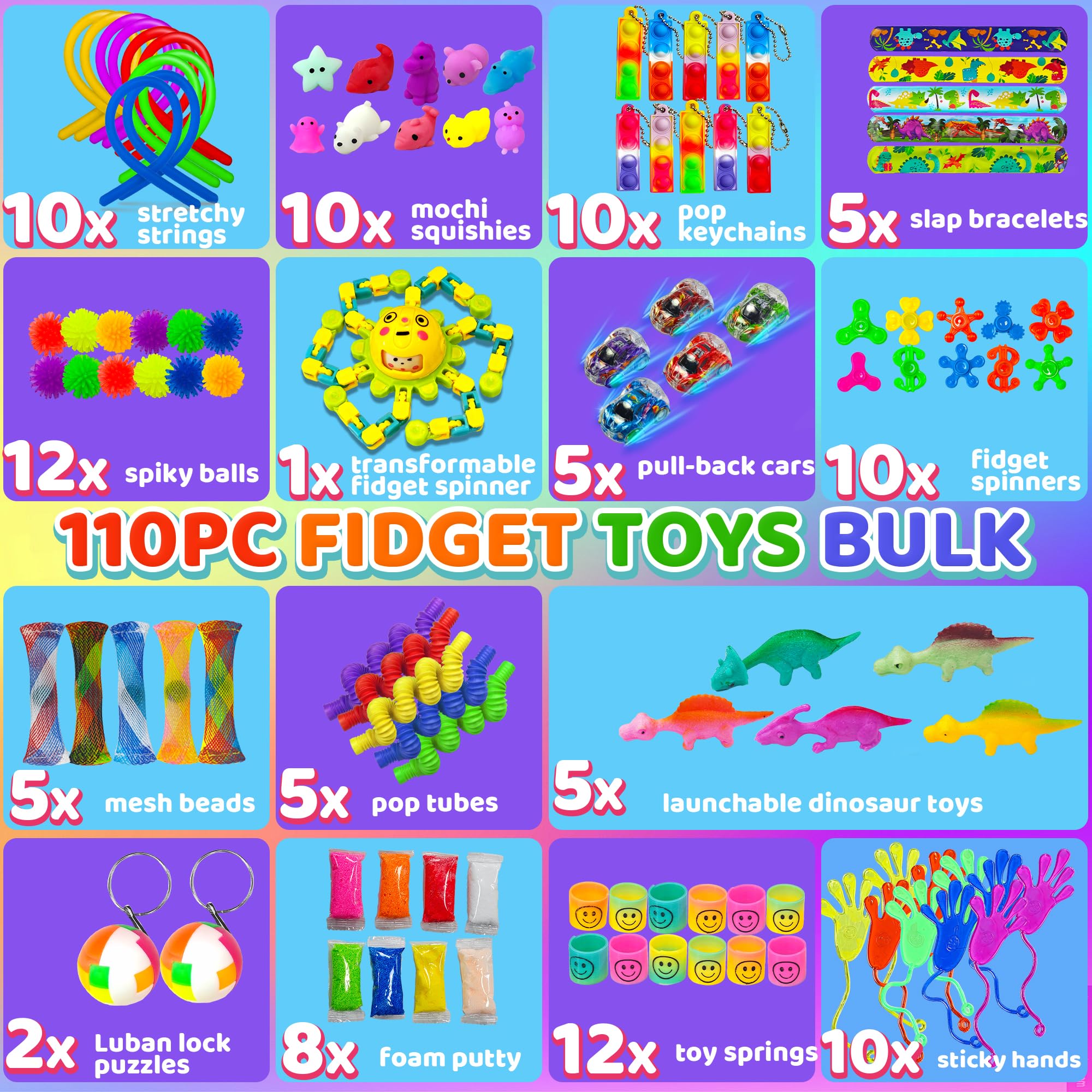 Dr.Kbder mochi squishies and sensory toys for imaginative play