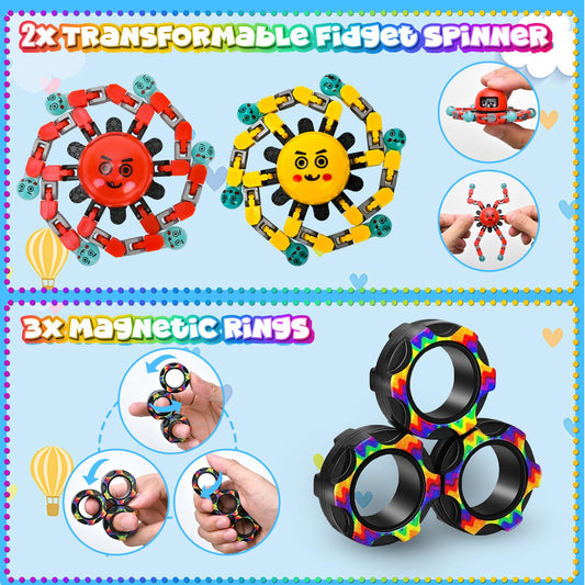 Dr.Kbder sensory slug worm toy for tactile play and focus
