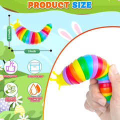 Slug toy delivers crisp sounds for focused, calming play.