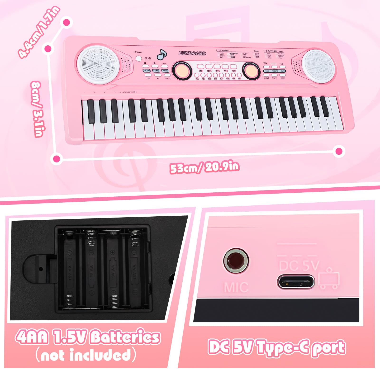 Drmukie family music session with pink keyboard fosters bonding