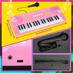 Drmukie gift-ready pink kids piano ideal for birthdays
