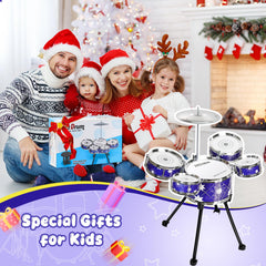 Drmukie upgraded drum set colorful design invites toddlers to explore rhythm