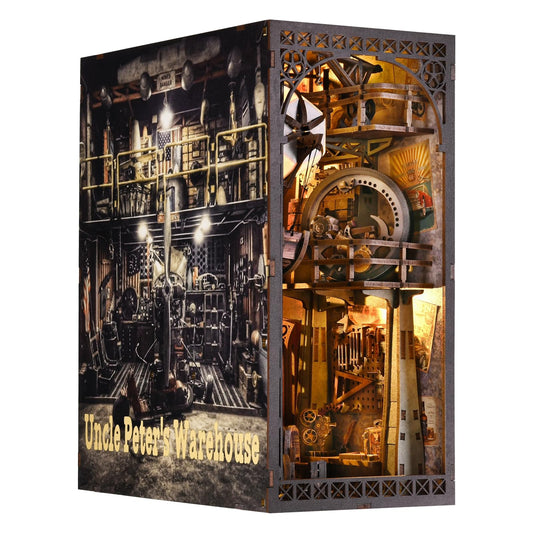 DROICC Book Nook Kit precision-cut plywood parts support a smooth build.