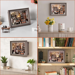 DROICC Book Nook Kit tall cabinet stores fabrics and materials