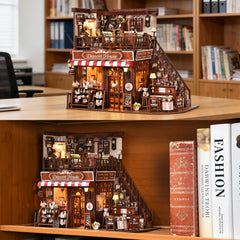 DROICC DIY miniature house kit complete assembly, rewarding hands-on project.