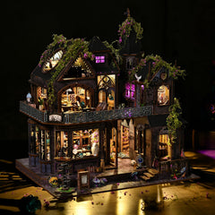 DROICC DIY Miniature House Kit explore the possibilities sign highlights playful storytelling.