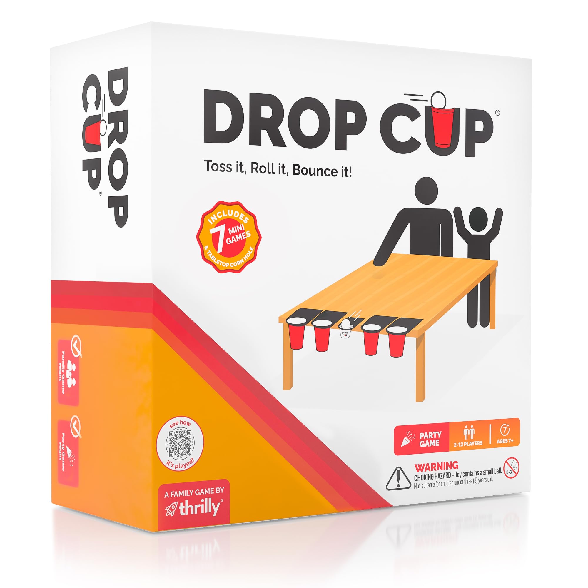 Drop Cup clip-table-pong-setup enables instant party play on any flat surface.