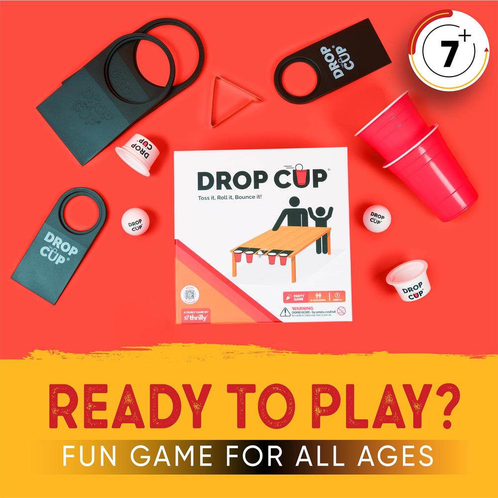 Drop Cup ping-pong-balls included for ready-to-play fun.