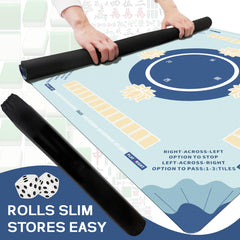 Drounphi Mahjong Mat 80 cm square offers generous playing space
