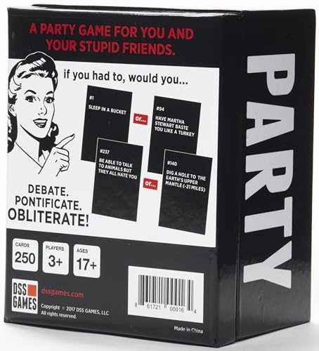 Drunk Stoned or Stupid game-night-play-session showing players convincing the judge.