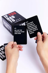 Drunk Stoned or Stupid Would You Rather-style cards spark humorous conversations at parties.