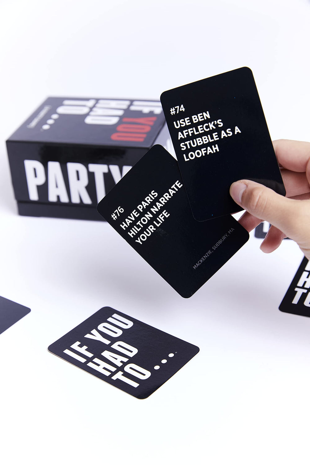 Drunk Stoned or Stupid 250-card set fuels lively game nights with outrageous prompts.