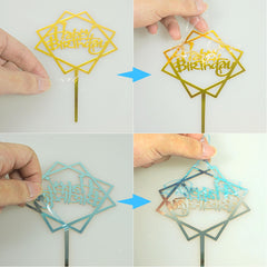 DRWATE gold digits toppers 0-9 for personalized messages
