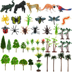 DRWATE miniature decorations for gardens and railways with durable plastic.