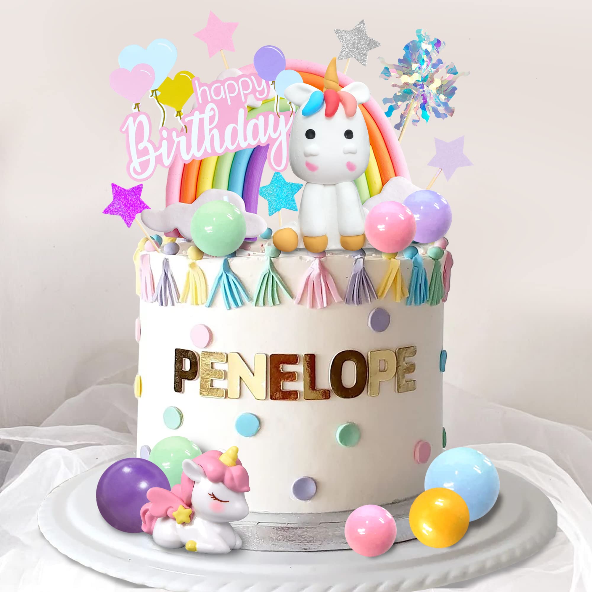 DRWATE unicorn-cake-topper adds playful magic to celebration cakes