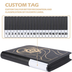 DRZERUI Lorcana binder padded protective covers shielding cards from impact