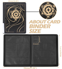 DRZERUI Lorcana binder side-loading pockets securing cards in place