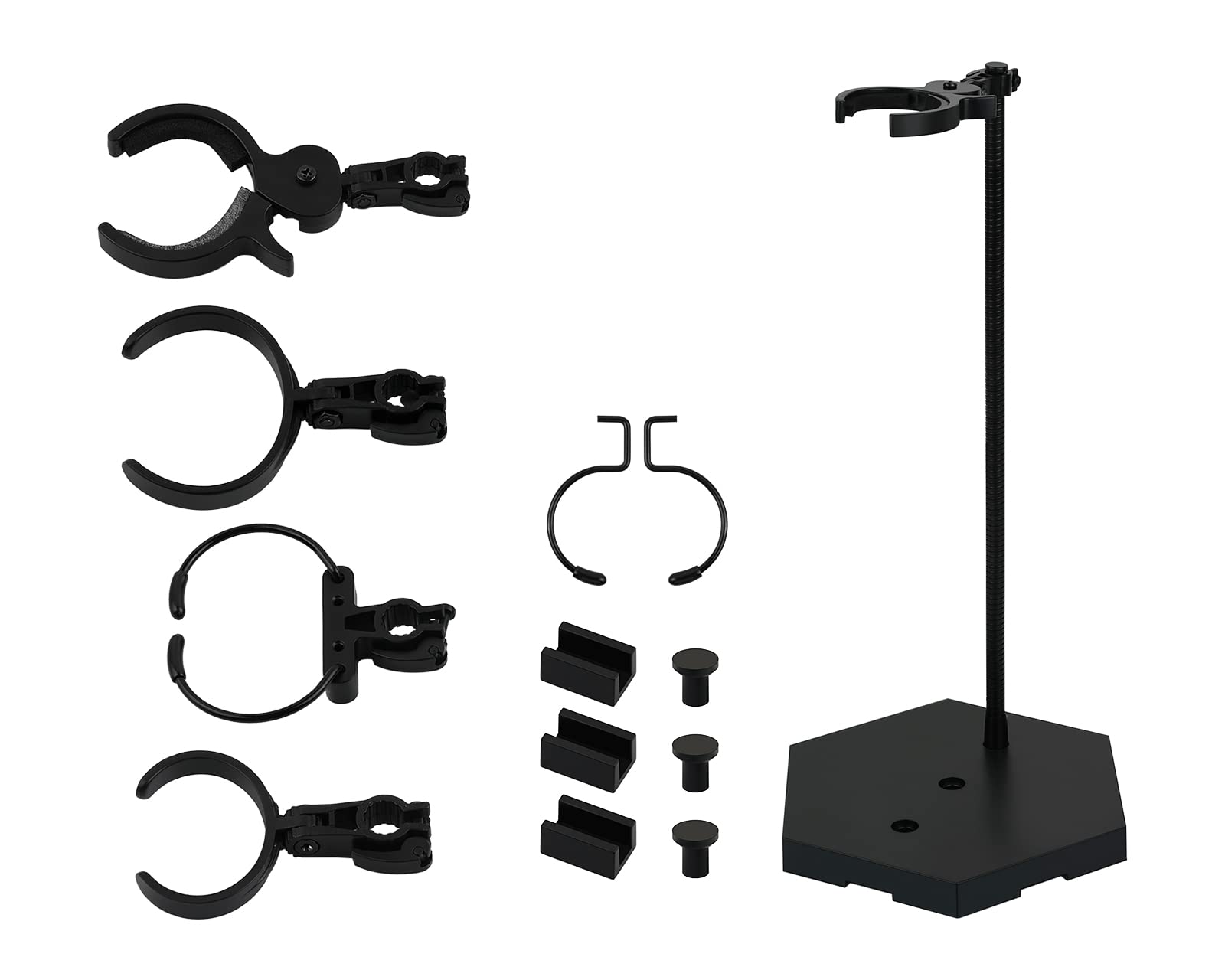 DS. DISTINCTIVE STYLE 12-inch stand with adjustable pole for dynamic posing.