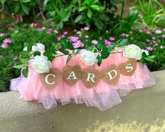 DS. DISTINCTIVE STYLE heart-shaped burlap banner, durable and washable