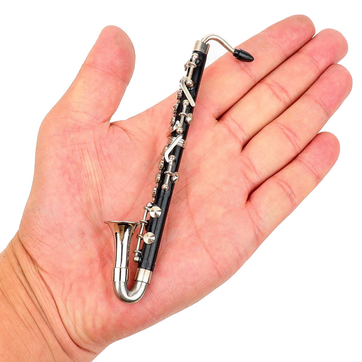 Dselvgvu miniature bass clarinet in case preserves collectible