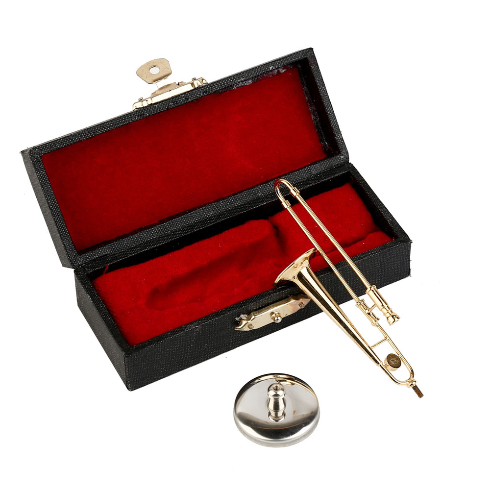 Dselvgvu collectible trombone for dolls and action figures.