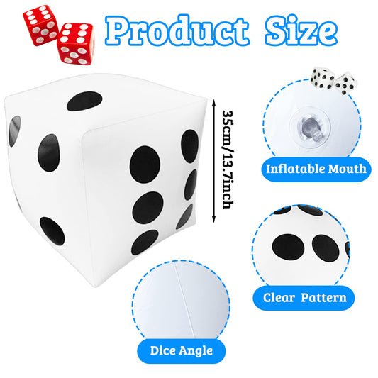 Dshengoo giant inflatable dice ideal for pool parties