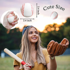 Dshengoo mini baseball stress ball 2.4 inch for easy grip and portable fun