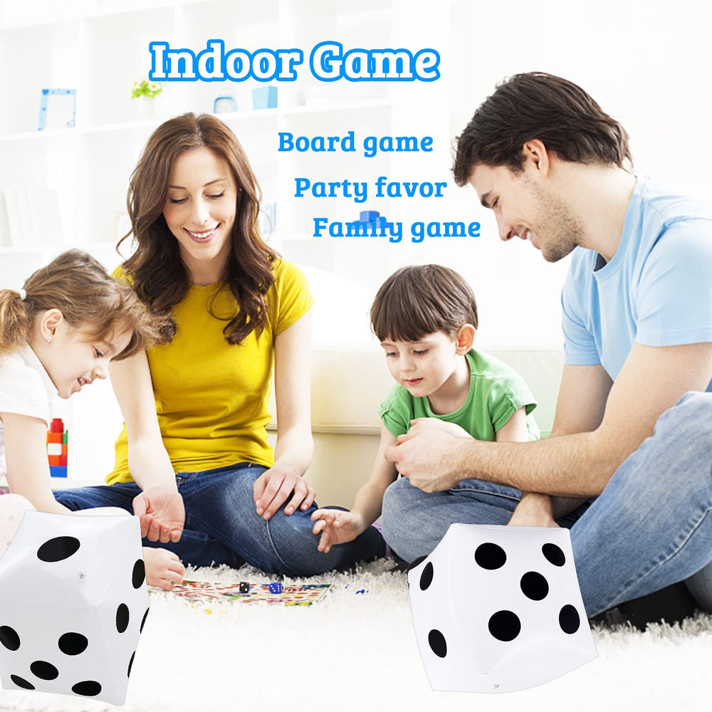 Dshengoo portable inflatable dice for lawn adventures