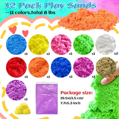 Dshengoo soft moldable sand invites kids to shape castles and figures