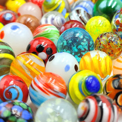 DSHMIXIA 0-87-inch marbles offer varied sizes for skill-building rounds