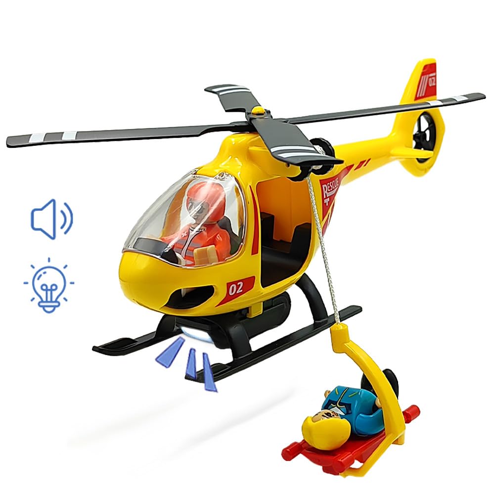 DSHMIXIA helicopter compatible with other brand cars and sets