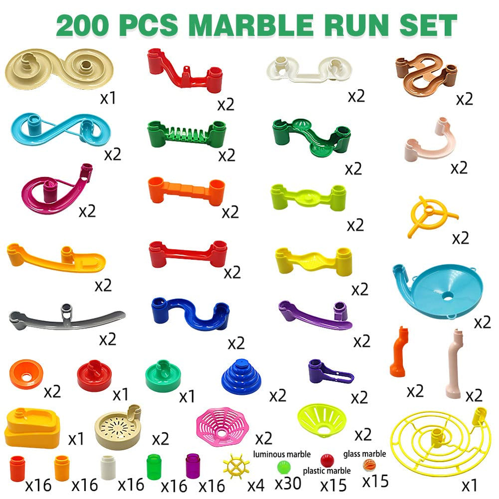 DSHMIXIA marbles 9-16 inch roll smoothly through the maze