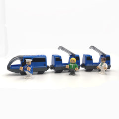DSHMIXIA open glass-door carriage inviting interactive pretend play