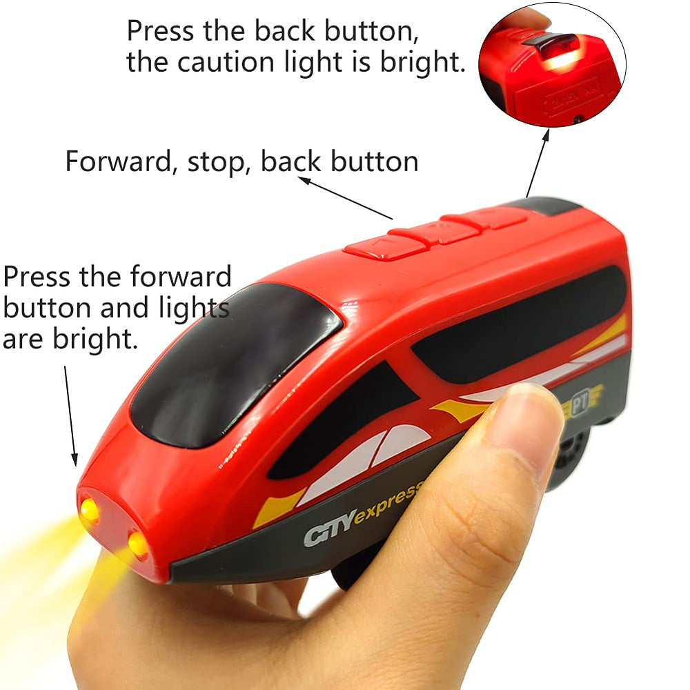 DSHMIXIA power train compatible with wooden track systems for flexible setups.