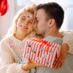 DSjuedui mouse sticker highlights cute heart accents