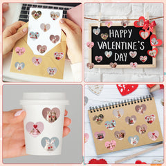 DSjuedui heart-animal sticker set shown on a display