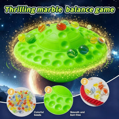 DSLWWT marble balance board full-play session shows family-friendly stacking fun.
