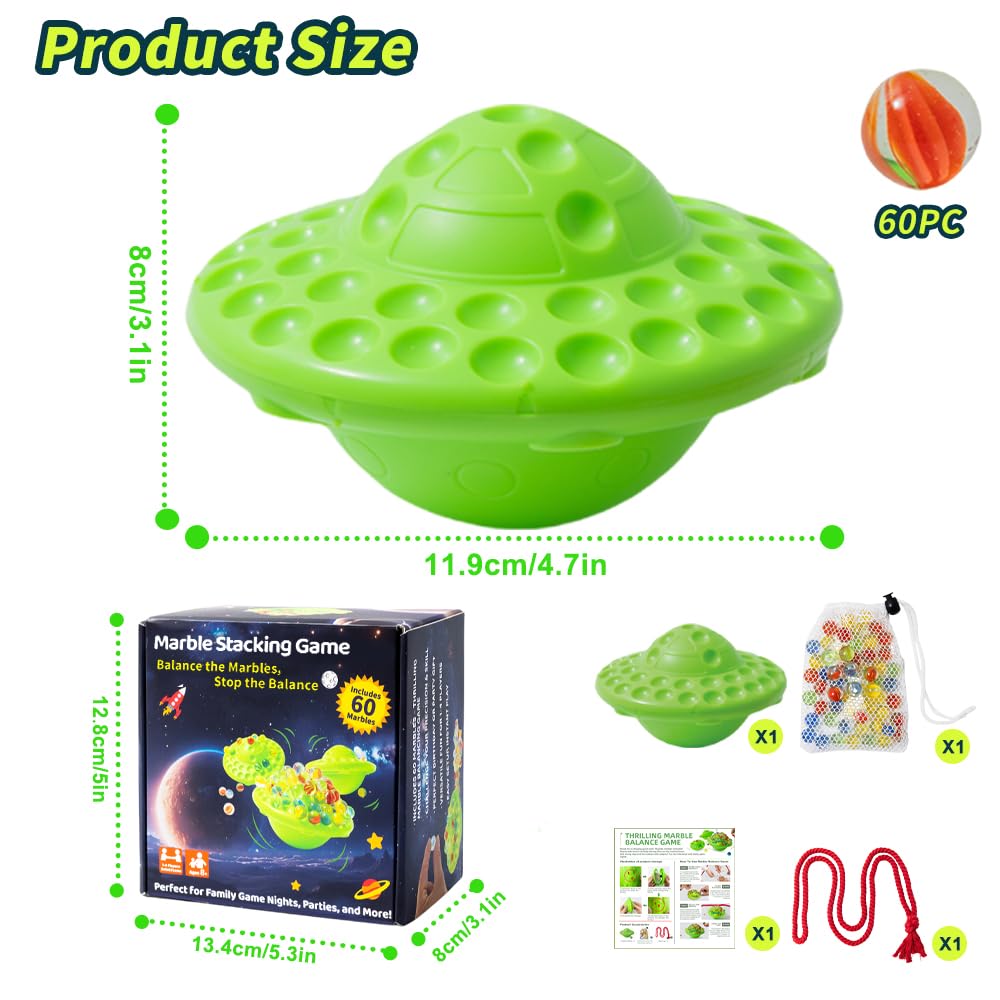 DSLWWT marble balance board travel-compact packs neatly for trips and stays.