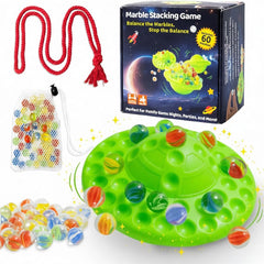 DSLWWT marble balance board showing wobble base in action for improved focus and coordination.