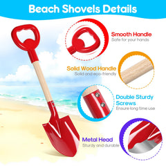 Dsmile multi-use shovel set ideal for garden, beach, or camping tasks.