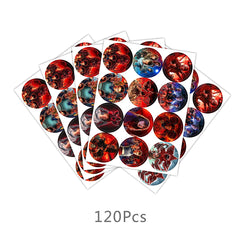DSOE Stranger Season 5 Things stickers packaging showing a multi-style set