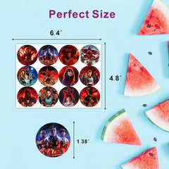DSOE Stranger Season 5 Things stickers waterproof close-up highlighting durability