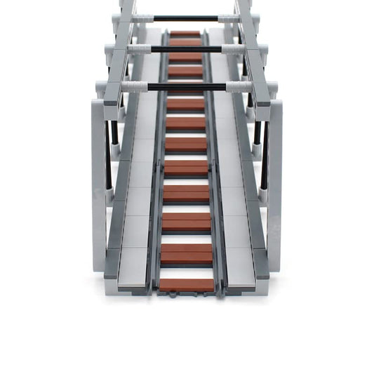 dspitwod Bridge parts with 264 pieces spark creative rail layouts