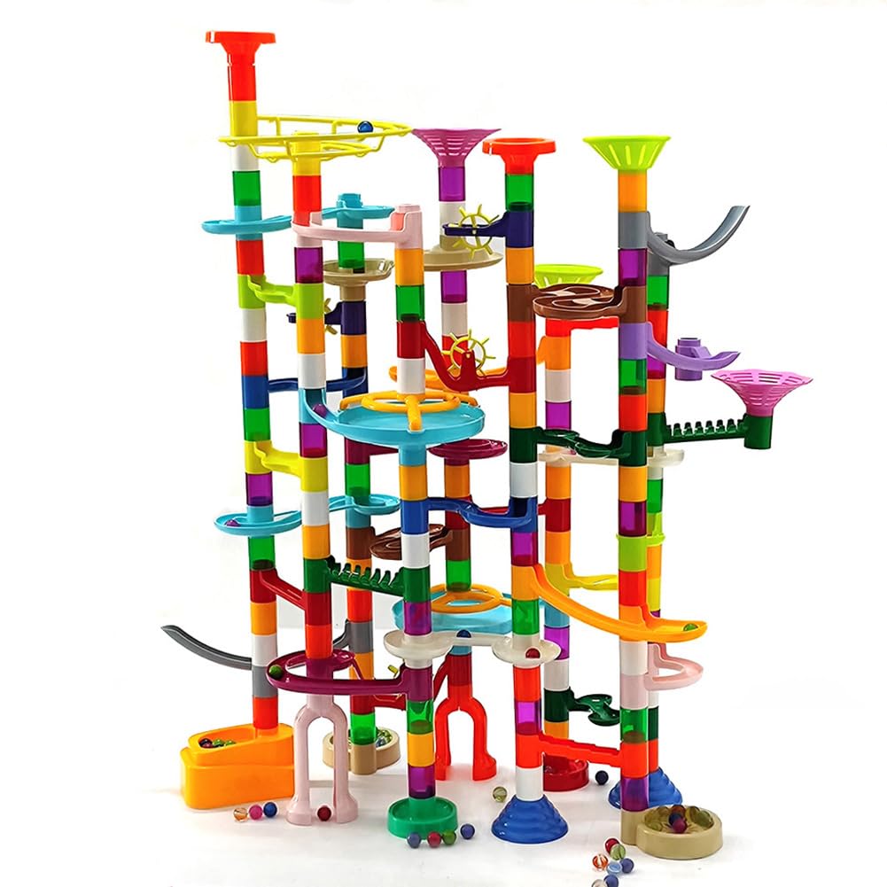 DSPITWOD marble run parts pack enabling creative STEM play