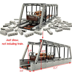 dspitwod Rail gauge 1.6 inches supports Christmas train layouts