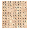 DSYJ wood Scrabble tiles pack showing natural finish, ideal for crafts and DIY projects.
