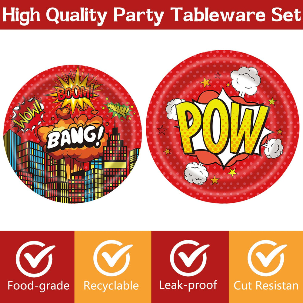 DTDO hero dessert plates 7in ideal for sweet treats and vibrant tableware.