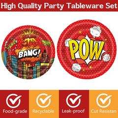 DTDO hero dessert plates 7in ideal for sweet treats and vibrant tableware.