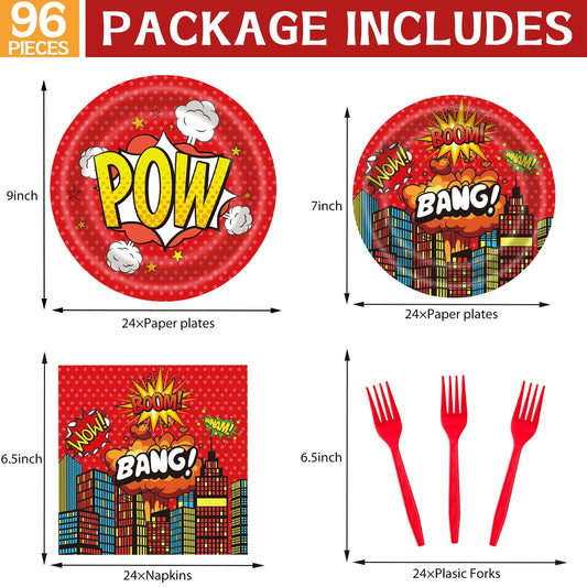 DTDO hero dinner plates 9in designed for sturdy serving and easy cleanups.