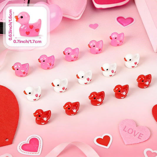 DTOFOOT resin duck figures add color to micro landscapes and table displays.